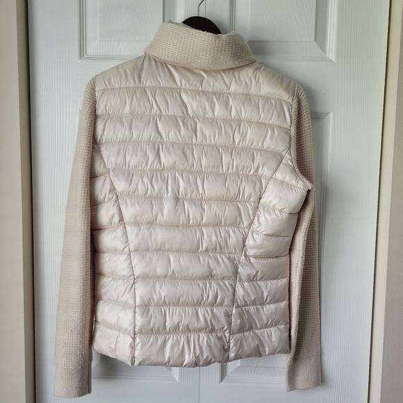 Calvin Klein Women's Ivory Puffer Jacket - Picture 3 of 9